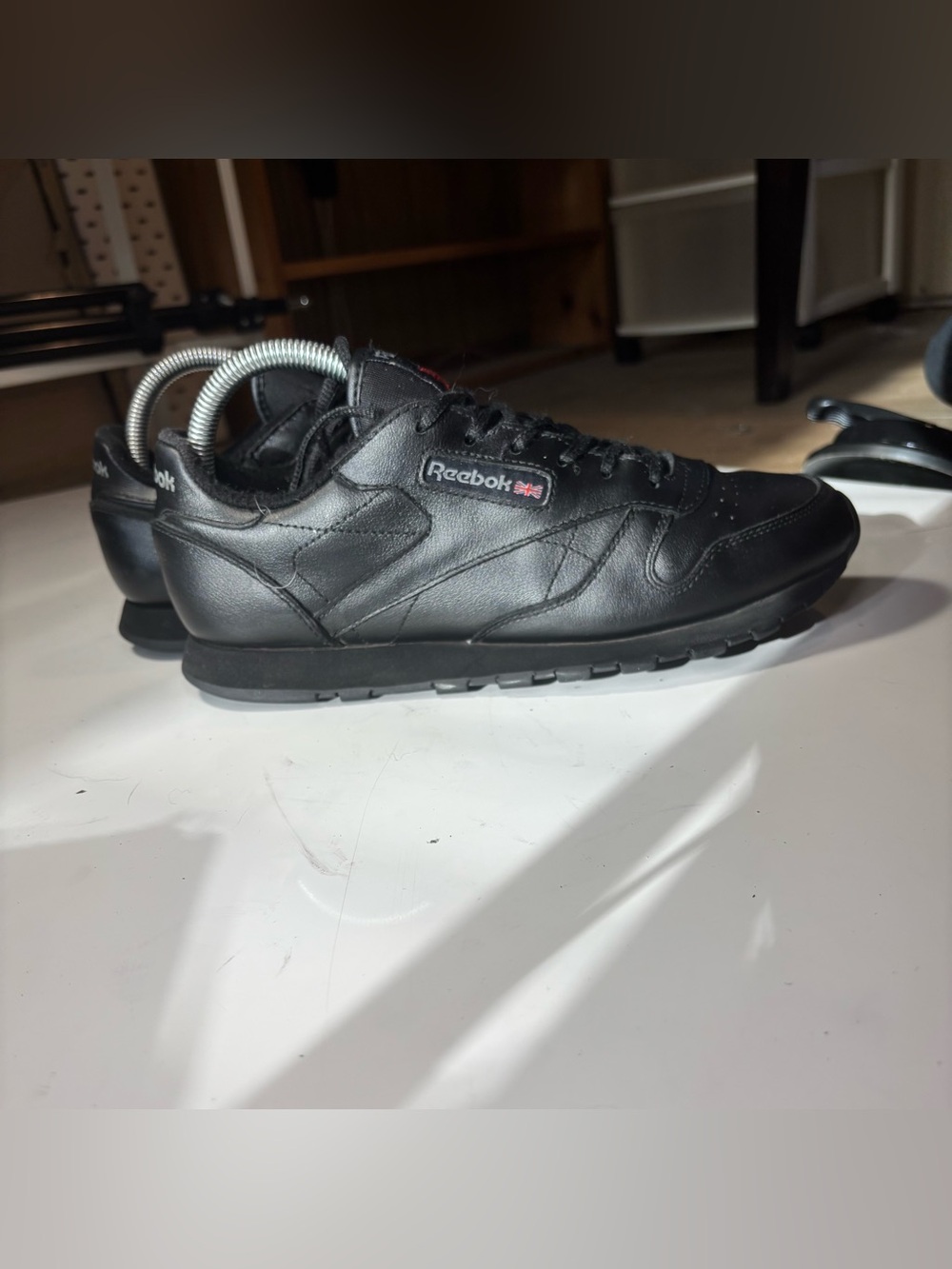 Reebok Classic Leather Sneakers - Black - Women’s
